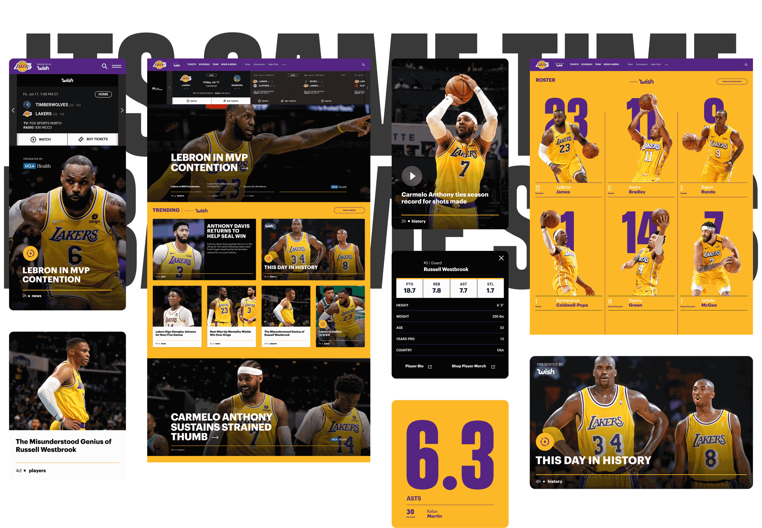 NBA Team Sites Product Design Engine Digital