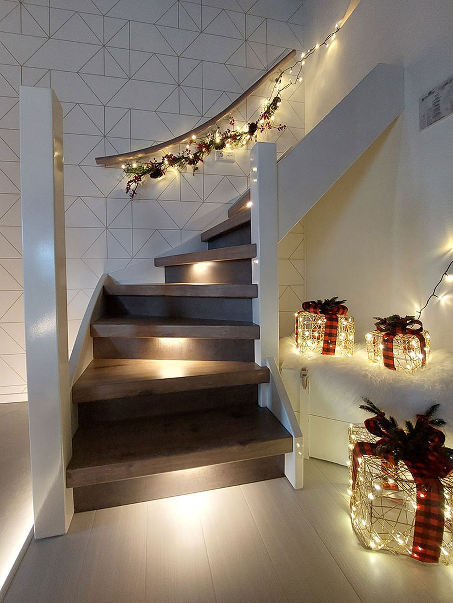 Trap decoreren voor kerst NEWstairs