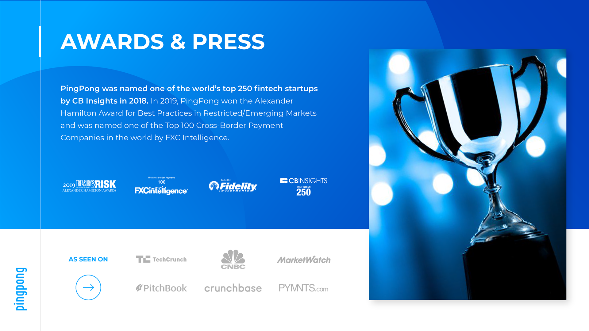Pingpong Payments slide 1