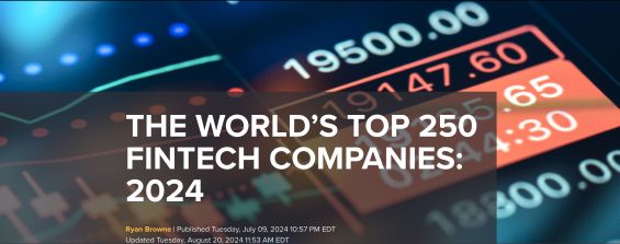 Fundbox named one of CNBC's Top 250 fintechs in 2024