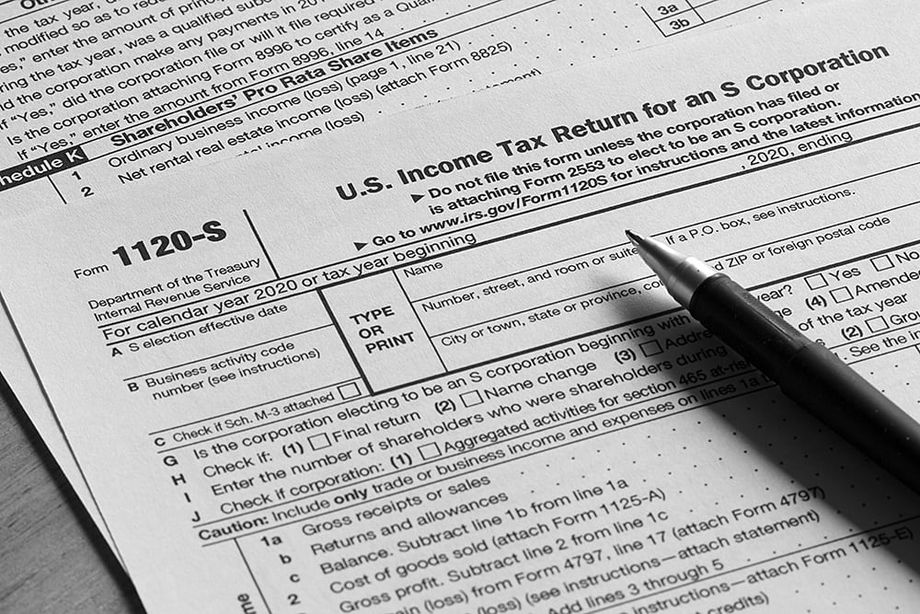 Form 1120-S, U.S. Income Tax Return for an S corporation.