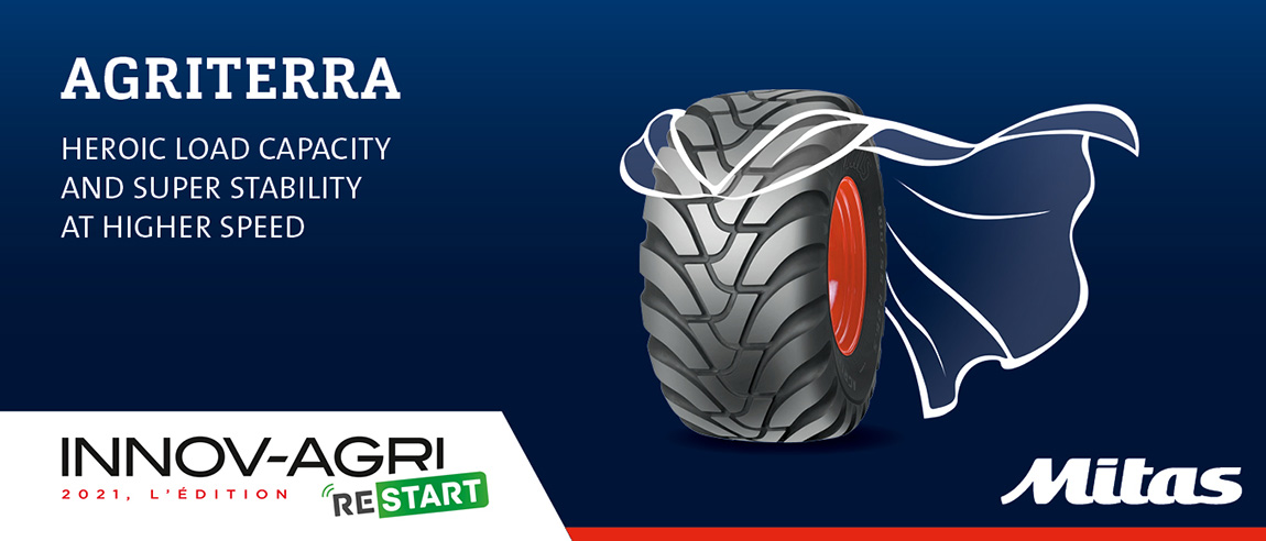 Mitas kicked off the Fall Harvest at France’s Innov-Agri show