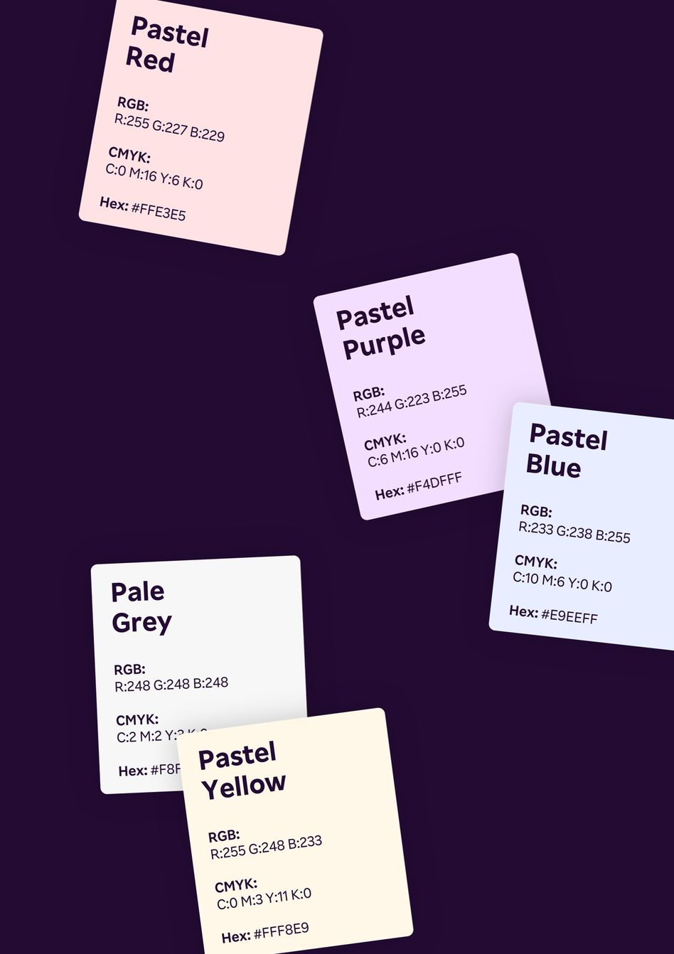 Secondary colour palette