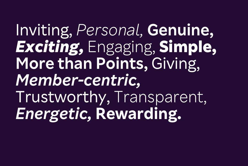 Club Rakuten tone of voice in Rakuten Sans UI typeface