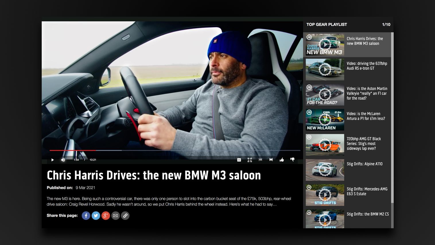 Chris Harris Drives in video carousel