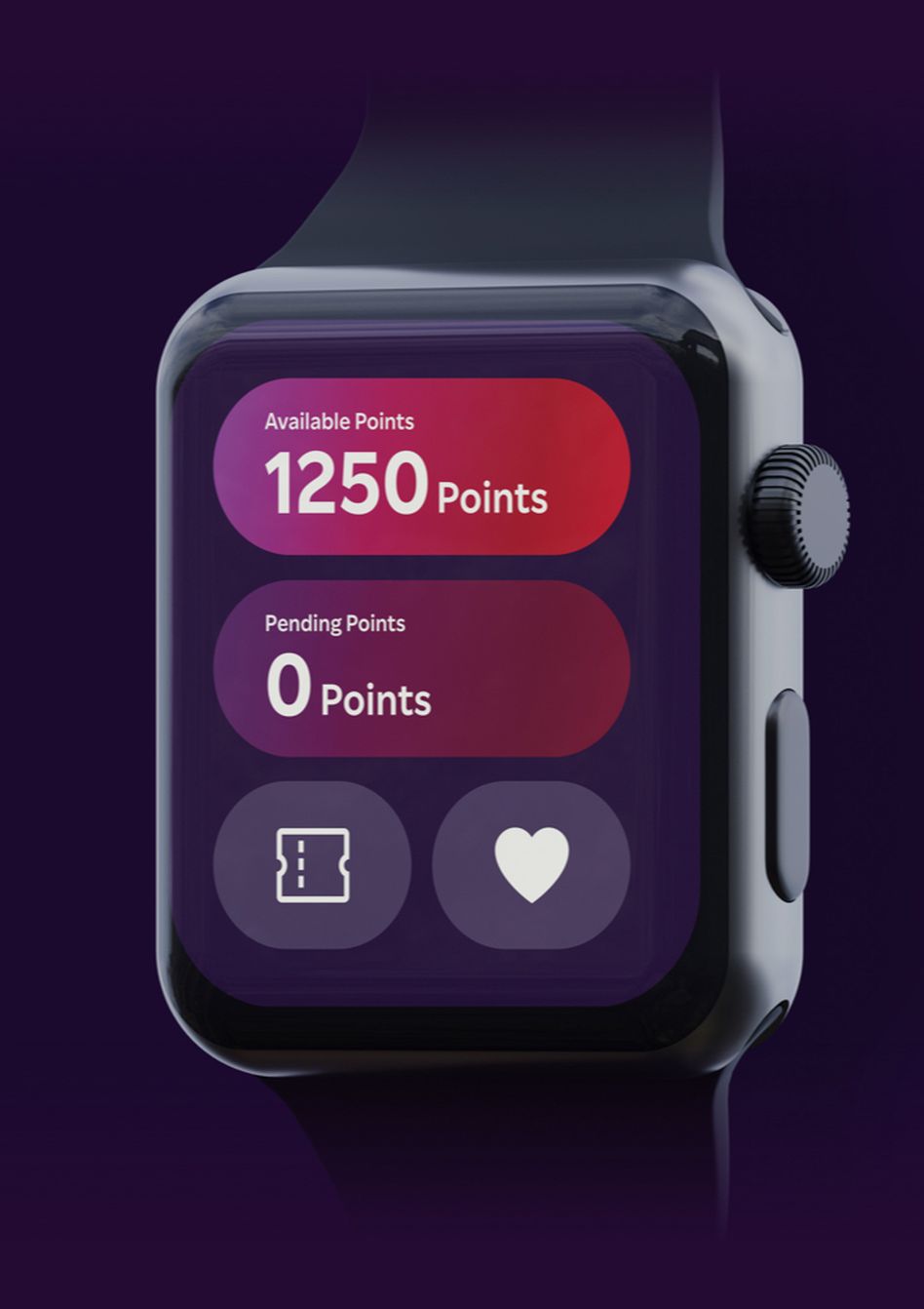 Smart watch with Rakuten Points dashboard