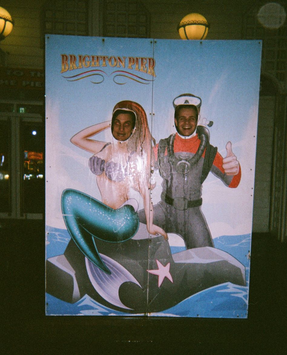 Tadas, the mermaid, and Harry, the deep-sea diver