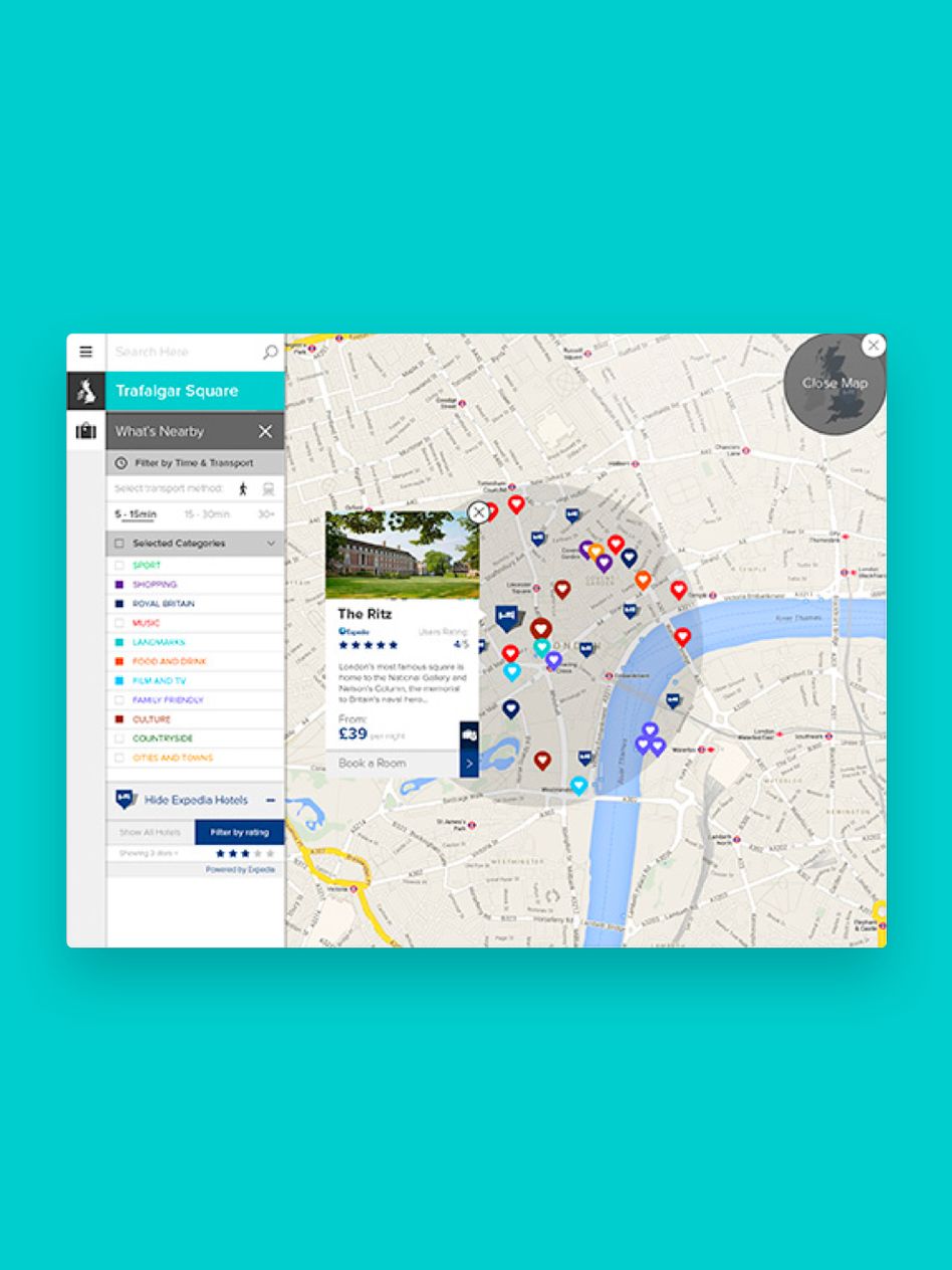 API in own branded platform