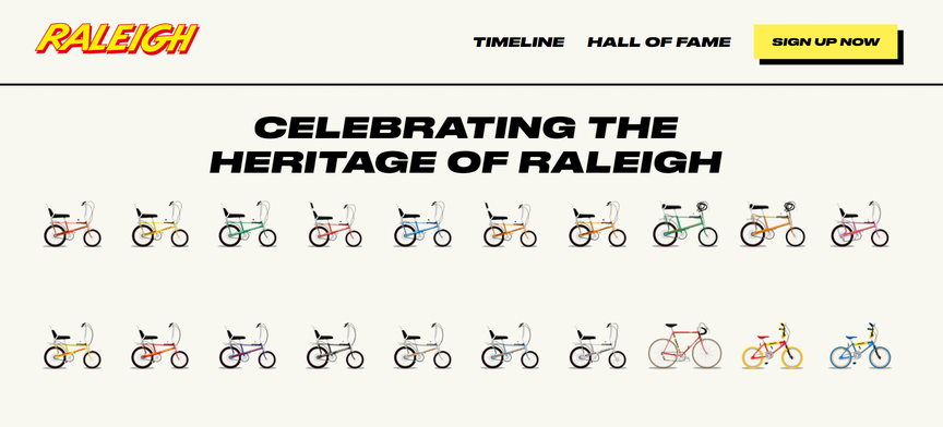 Retro Raleigh Website