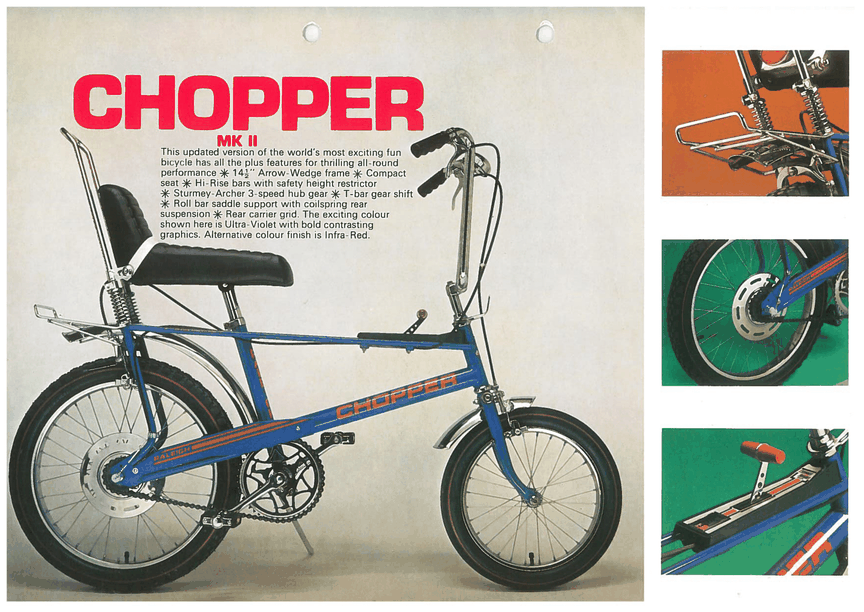 A look back at the Raleigh Chopper Raleigh UK