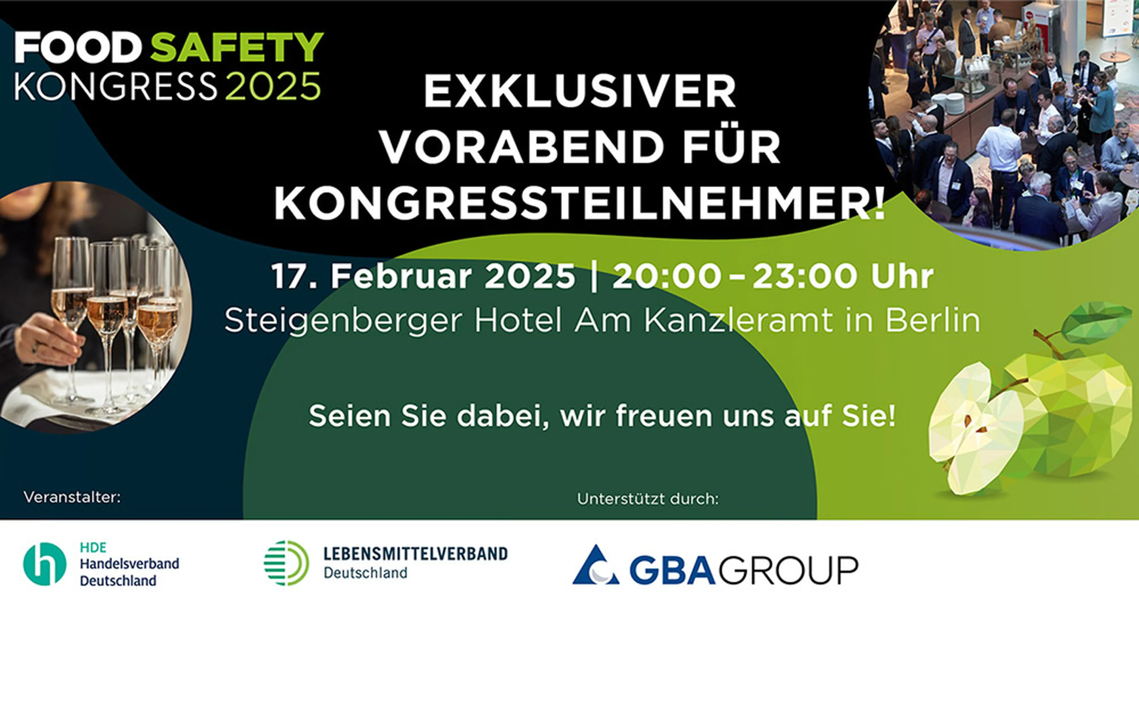 Food Safety Kongress: Exklusiver Vorabend für Kongressteilnehmer