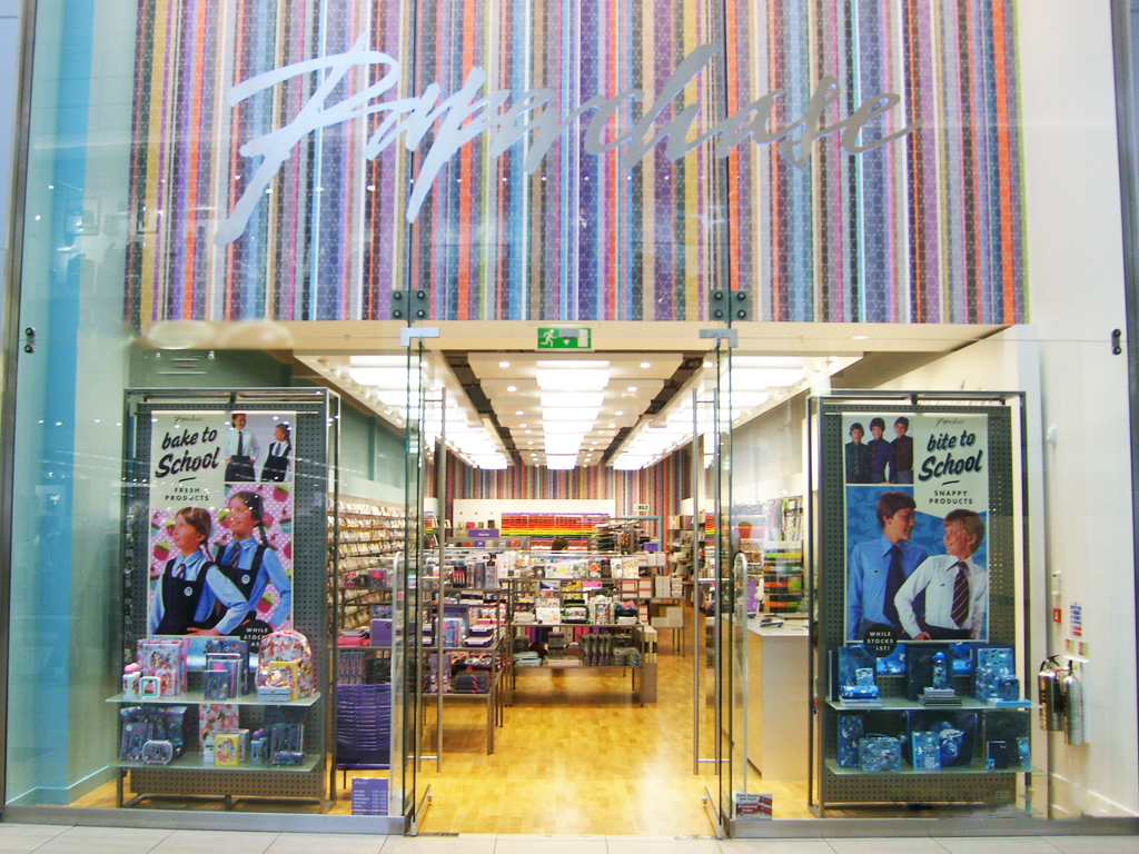 Stationery shop Newcastleupon Tyne Paperchase