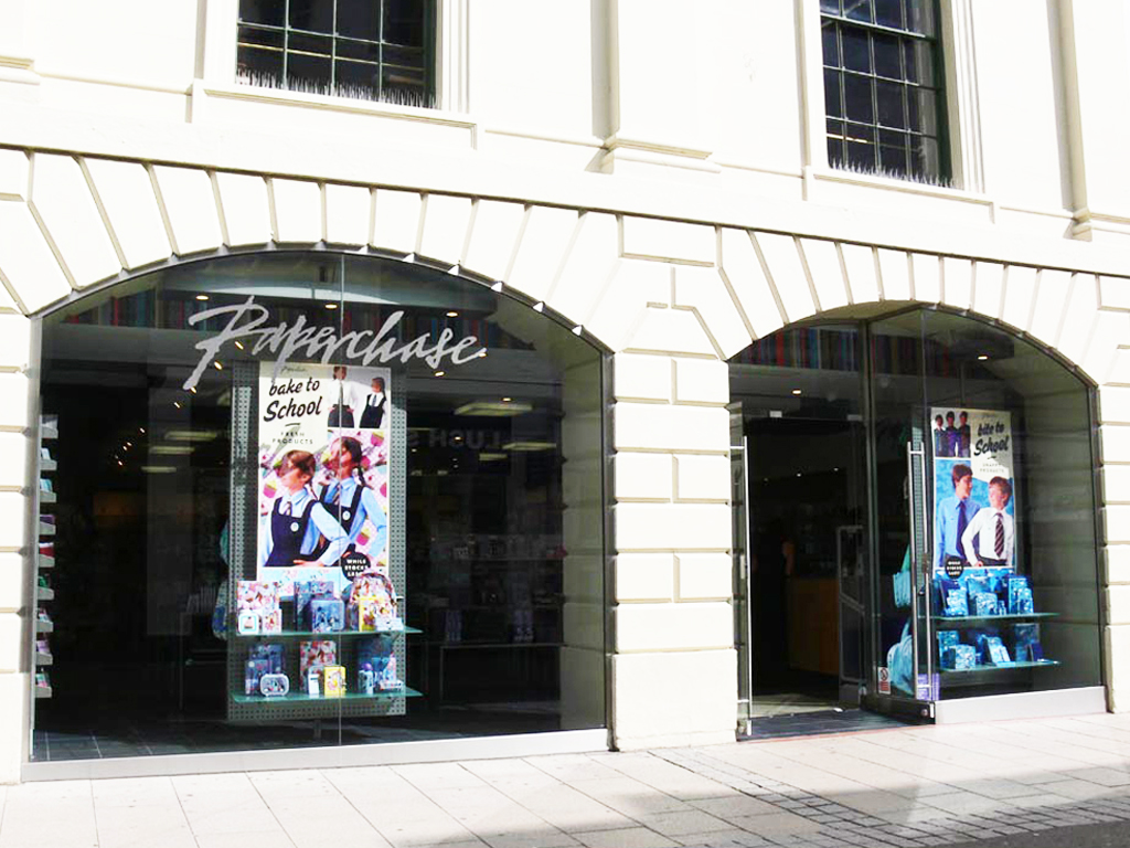 Stationery shop Leeds Commercial Street Paperchase