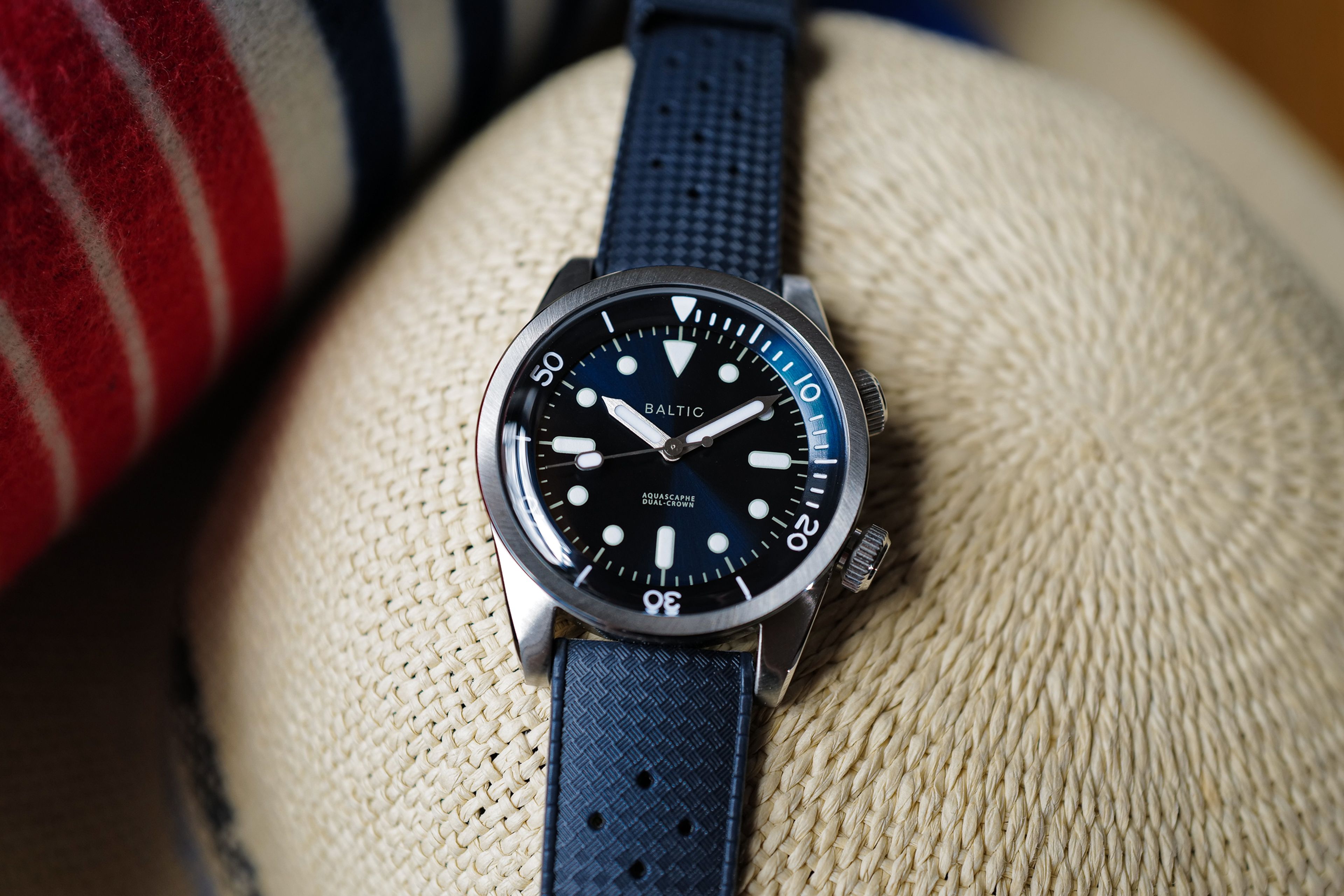 Aquascaphe DualCrown Blue Baltic Watches