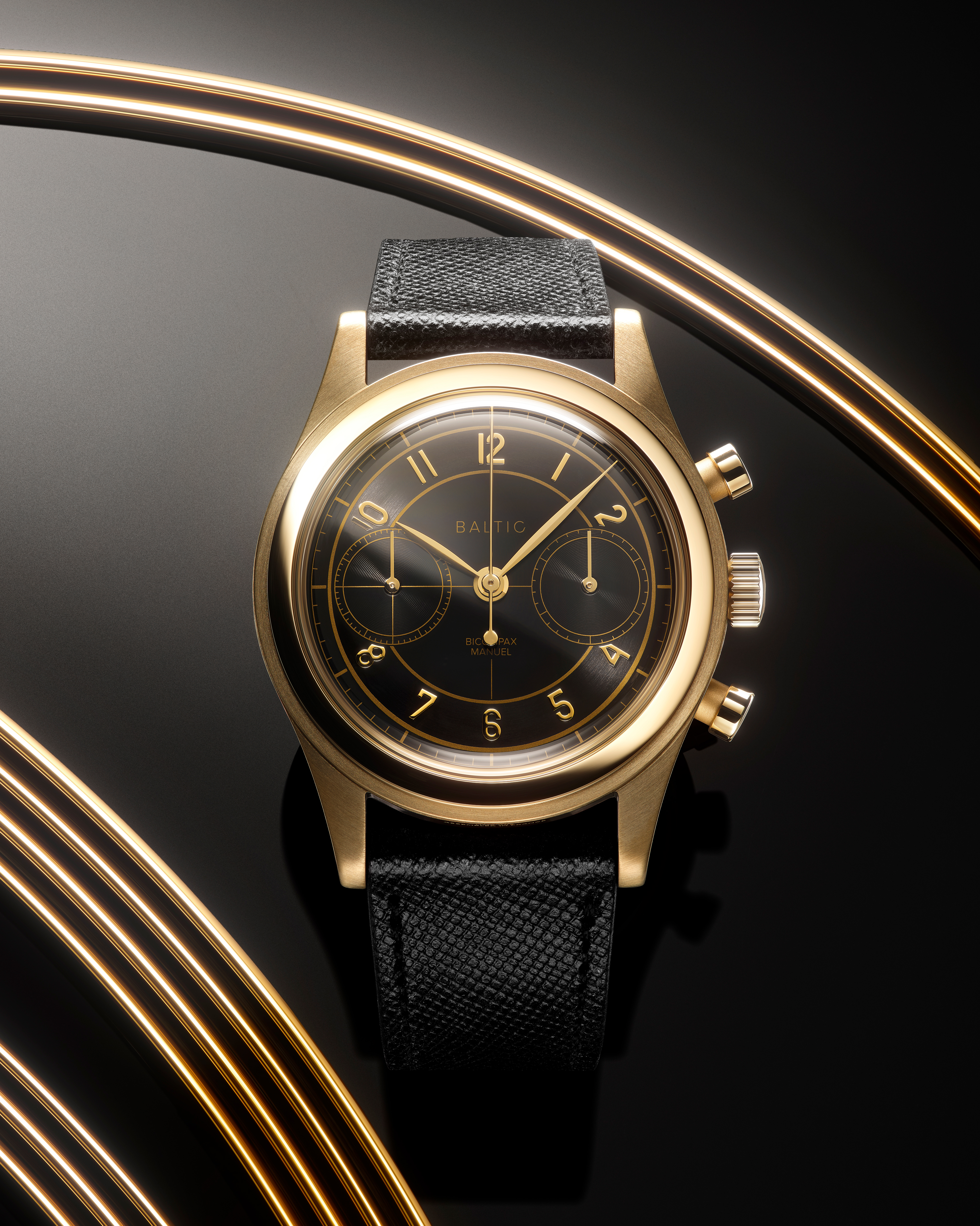 Baltic Bicompax 002 Gold PVD Black
