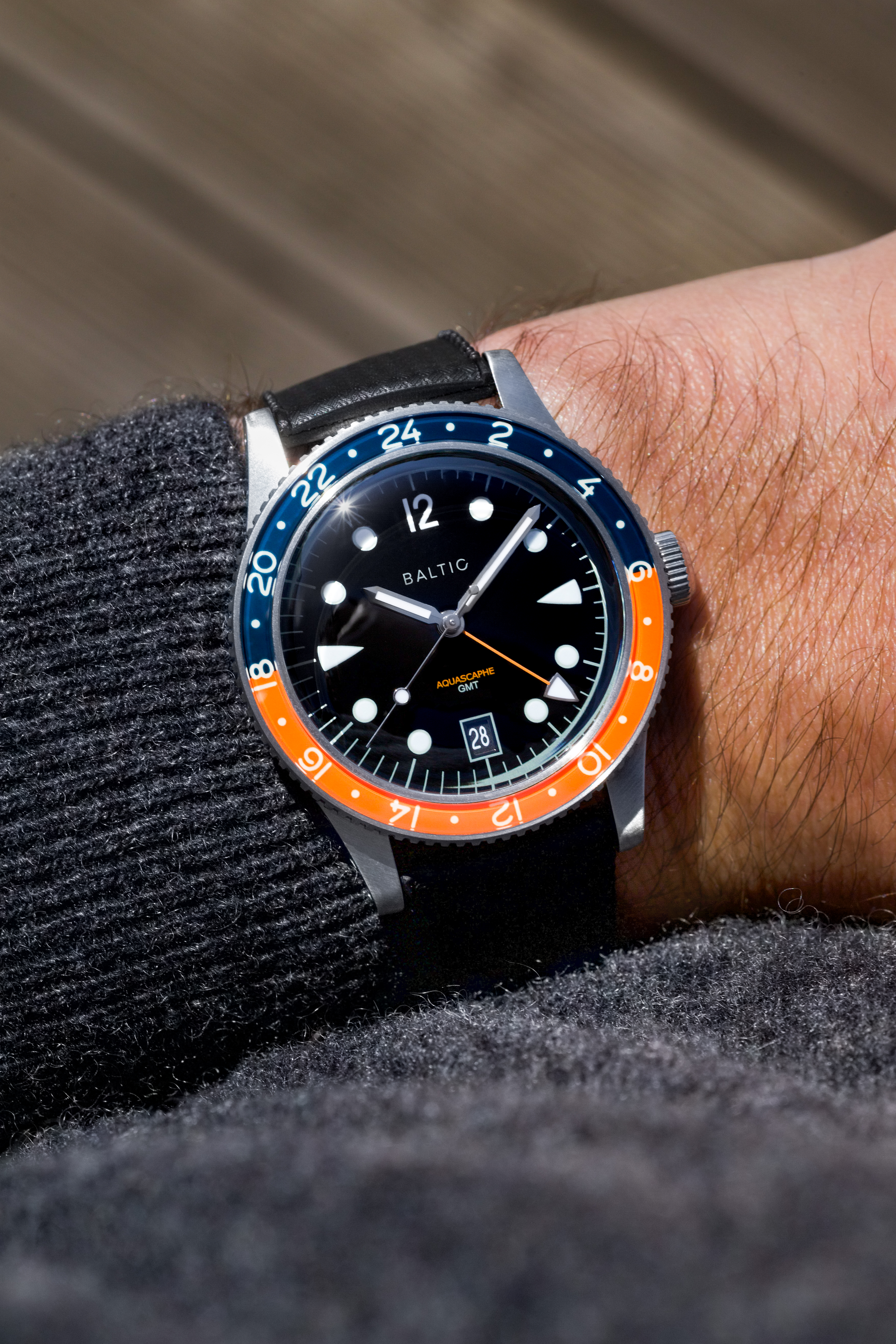 Aquascaphe GMT Orange - Baltic Watches