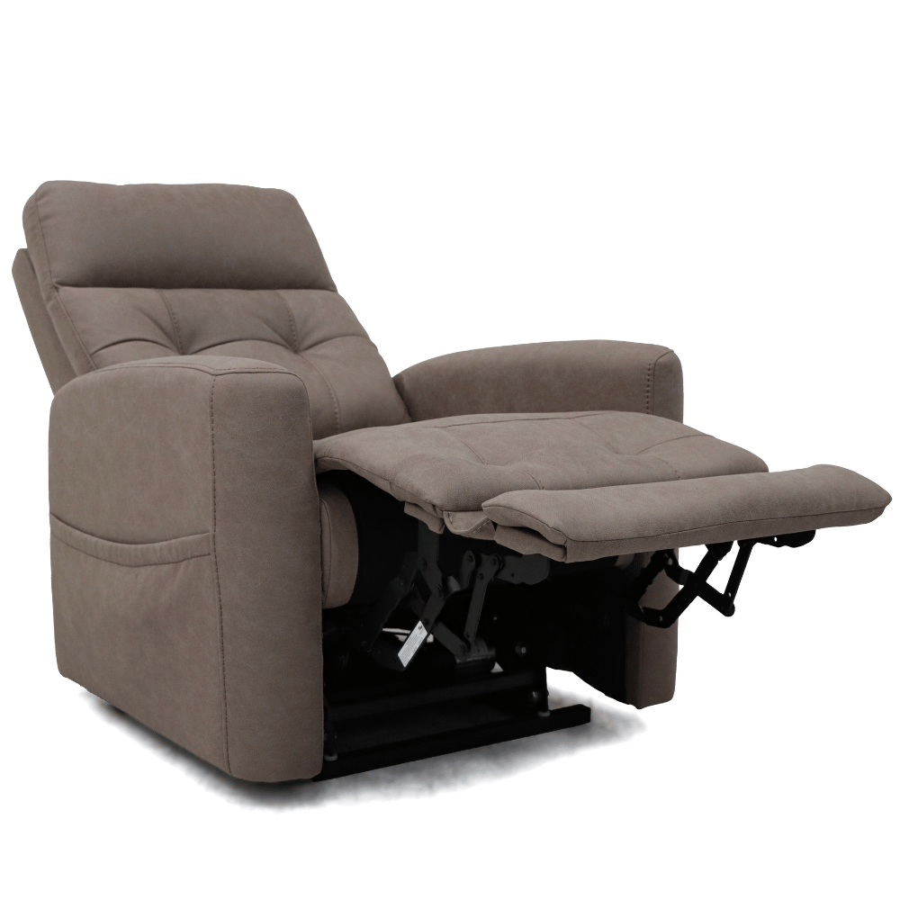 The Magnolia reclines with the extended footrest