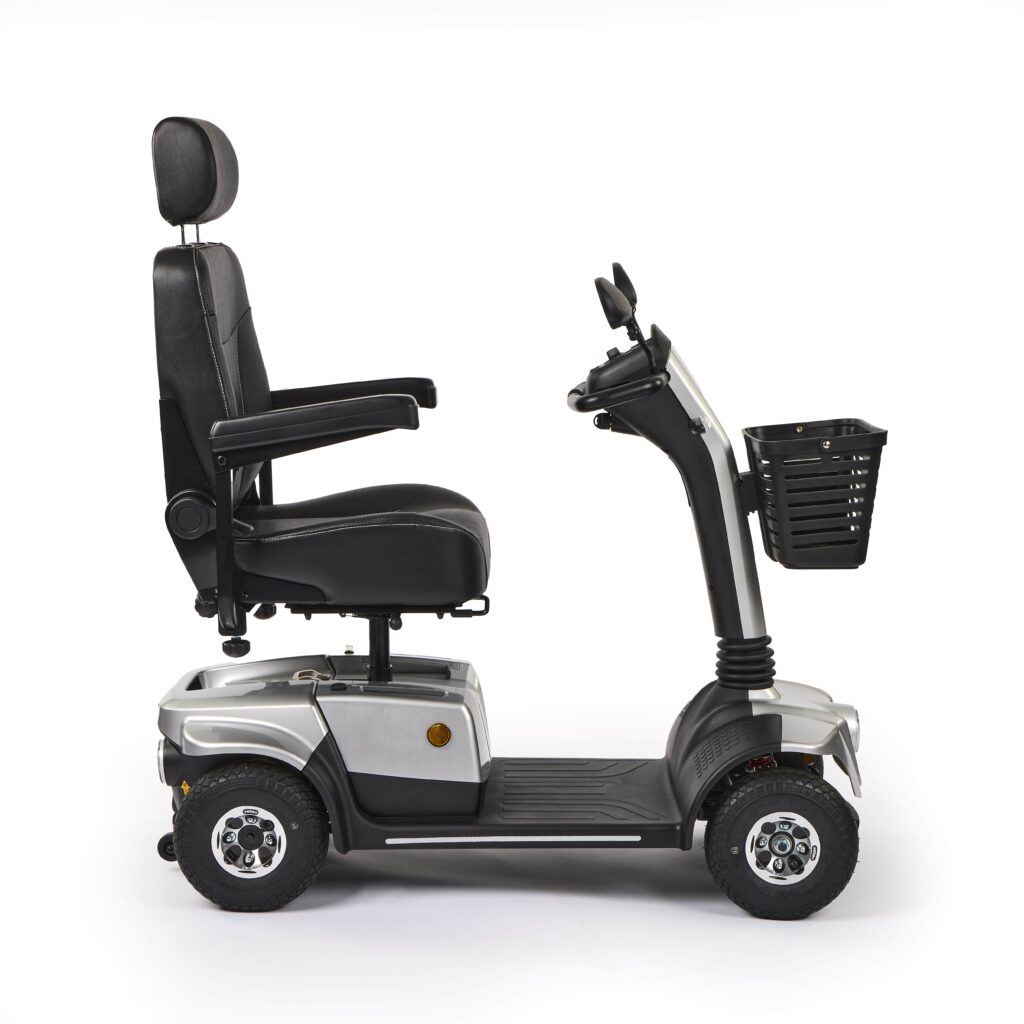 Side view of the eMove 6 mobility scooter