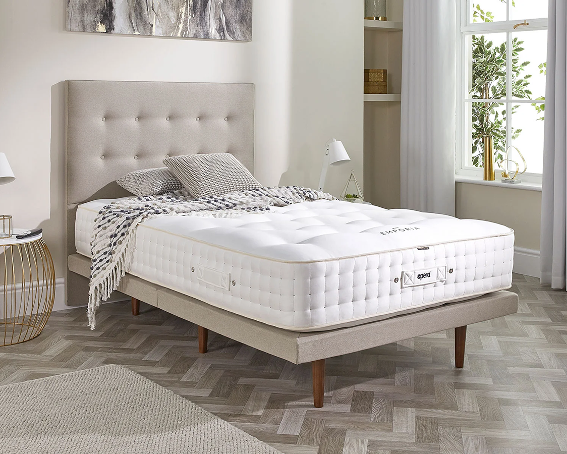 The Opera Emporia Mattress in a modern bedroom