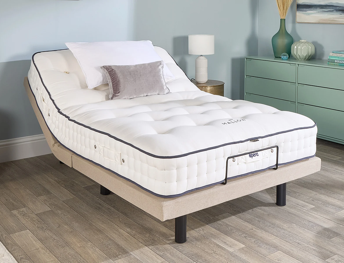 The Opera Mallow Mattress with its head up