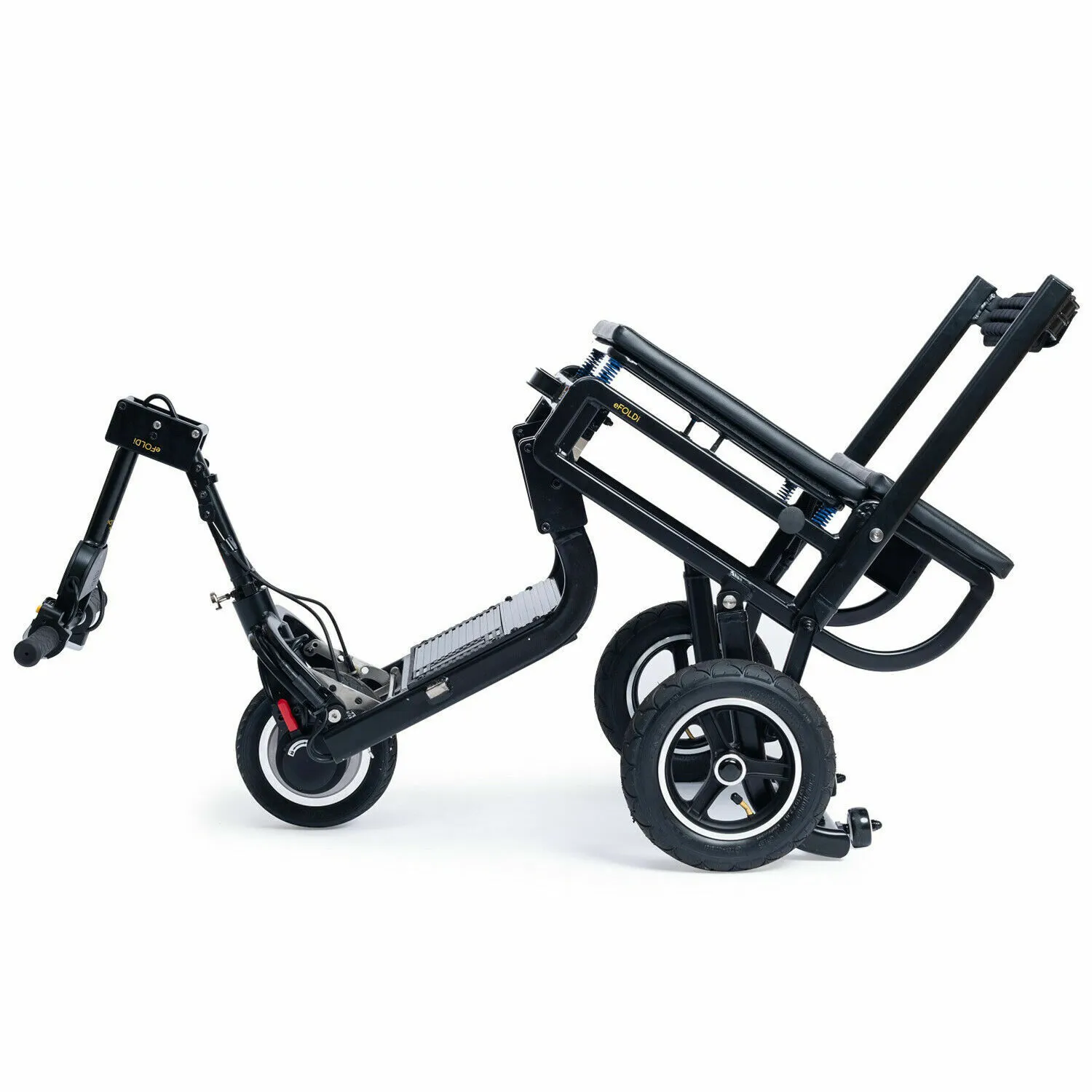 Folding the ultralight foldable mobility scooter
