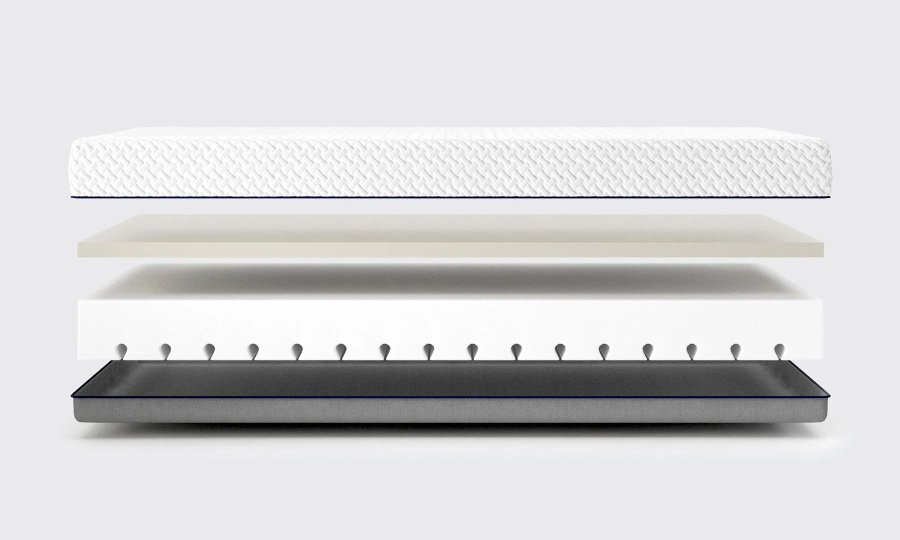 Layers within the comfort memory foam mattress