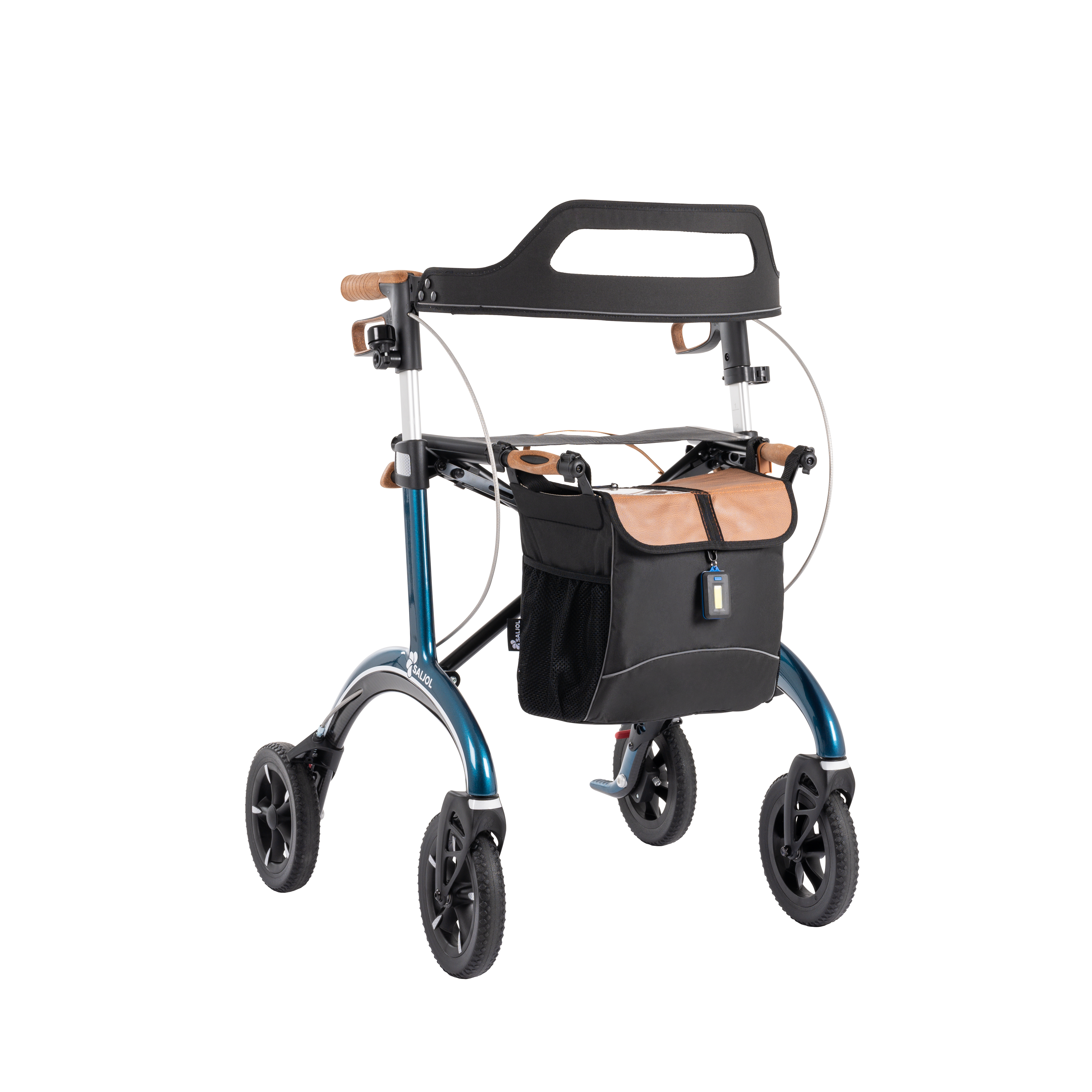 Saljol Carbon Rollator in blue
