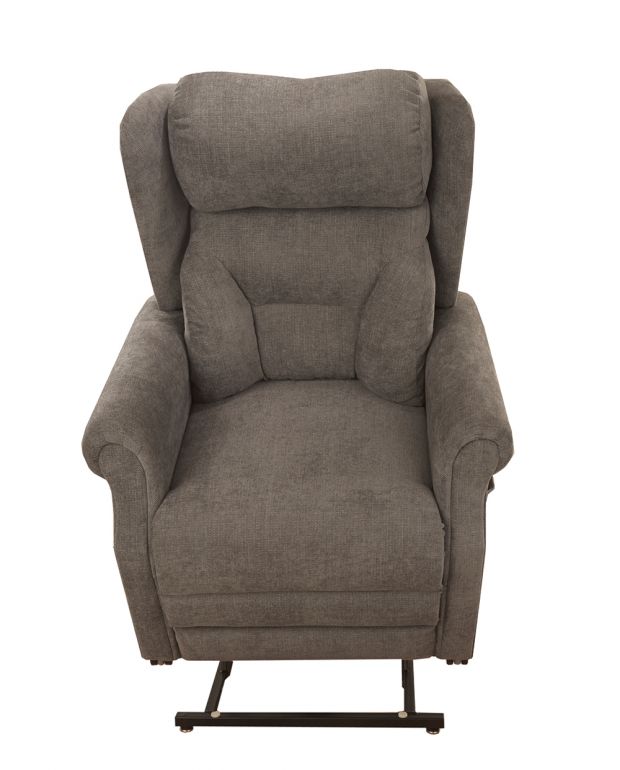 The Wheelfreedom Cobham Riser Recliner chair with lateral back demonstrating its rising feature