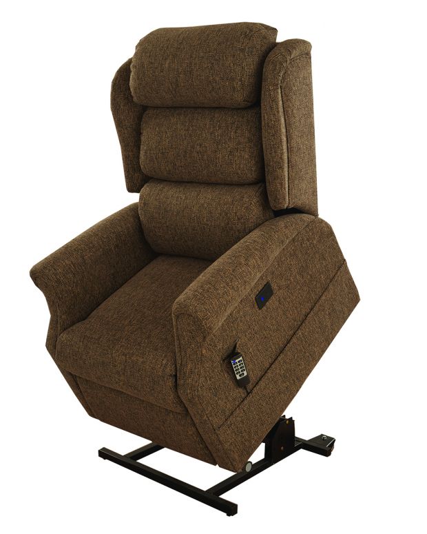 The Wheelfreedom Wisley Riser Recliner rising forward