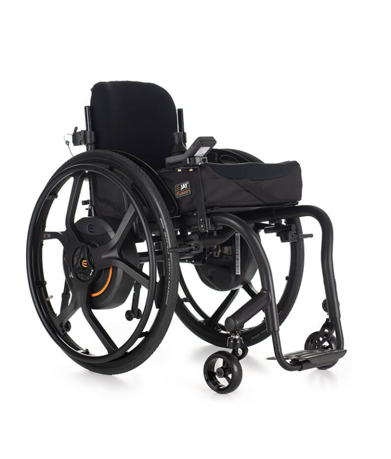 Empulse M90 Power Wheel on a wheelchair