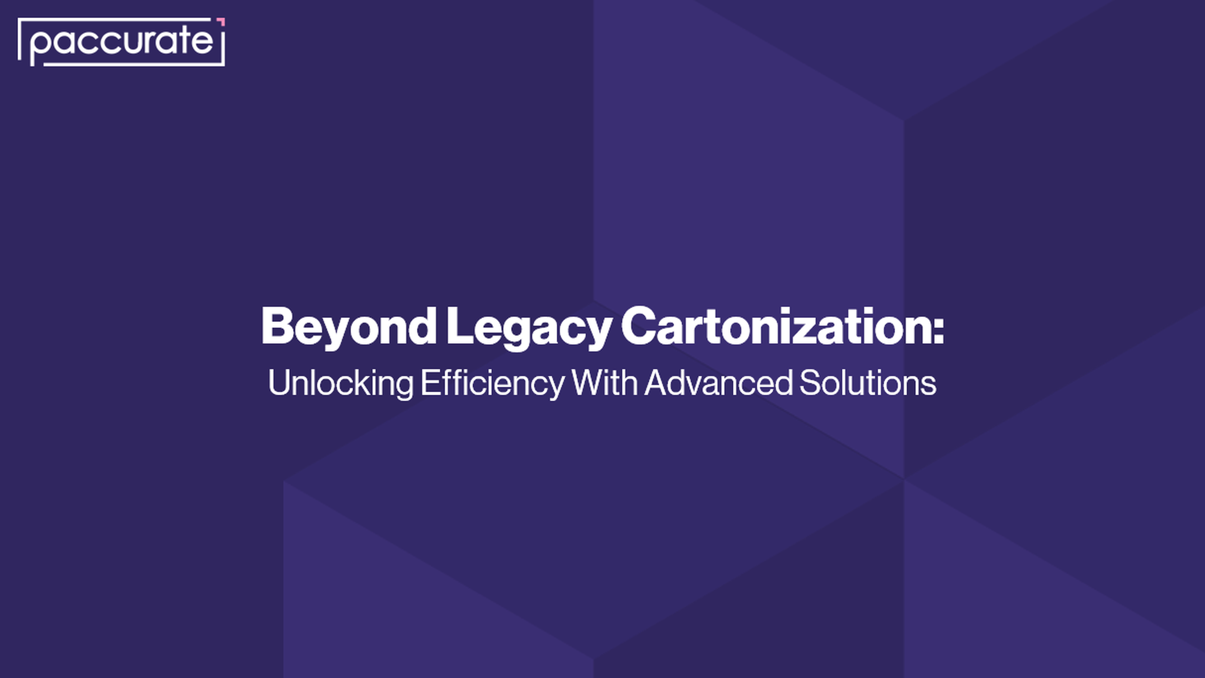 Beyond Legacy Cartonization_Cover