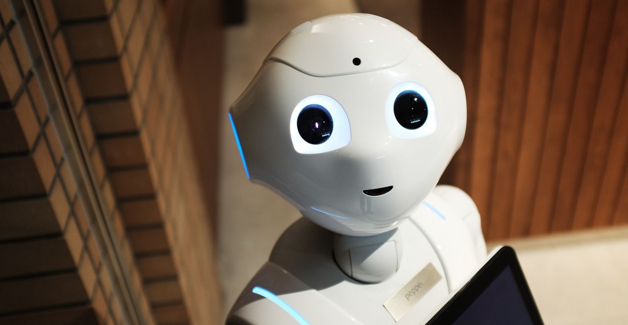 A happy robot