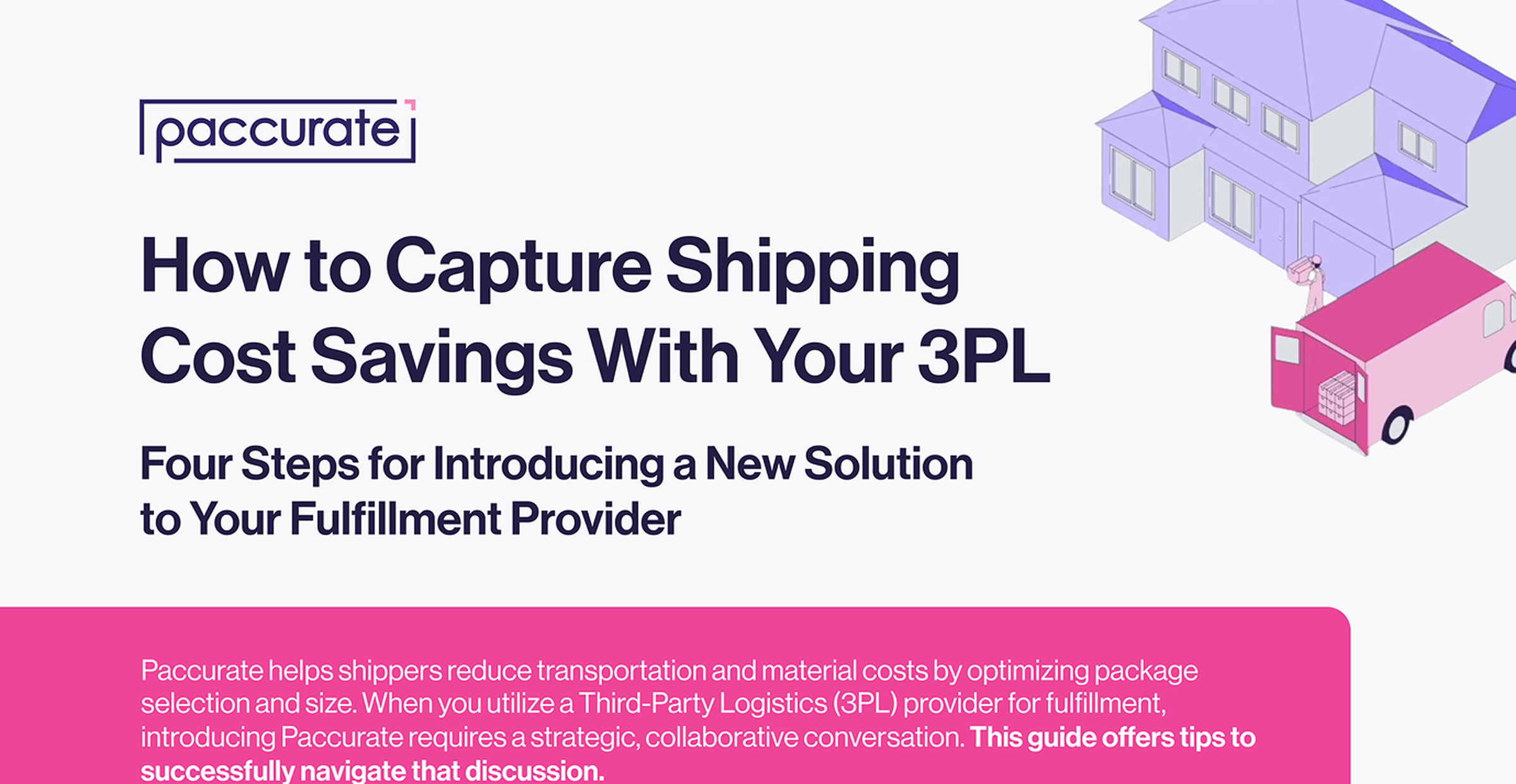 How to Capture Cost Savings with Your 3PL