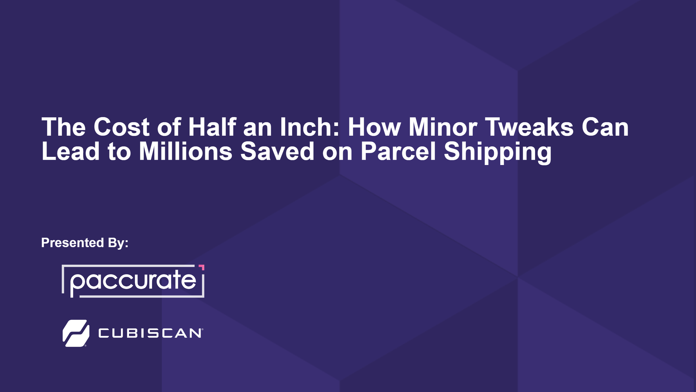 Cost of Half an Inch Webinar Cover
