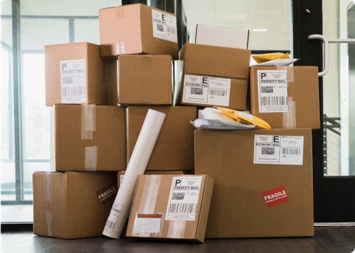 Stack of Cardboard boxes