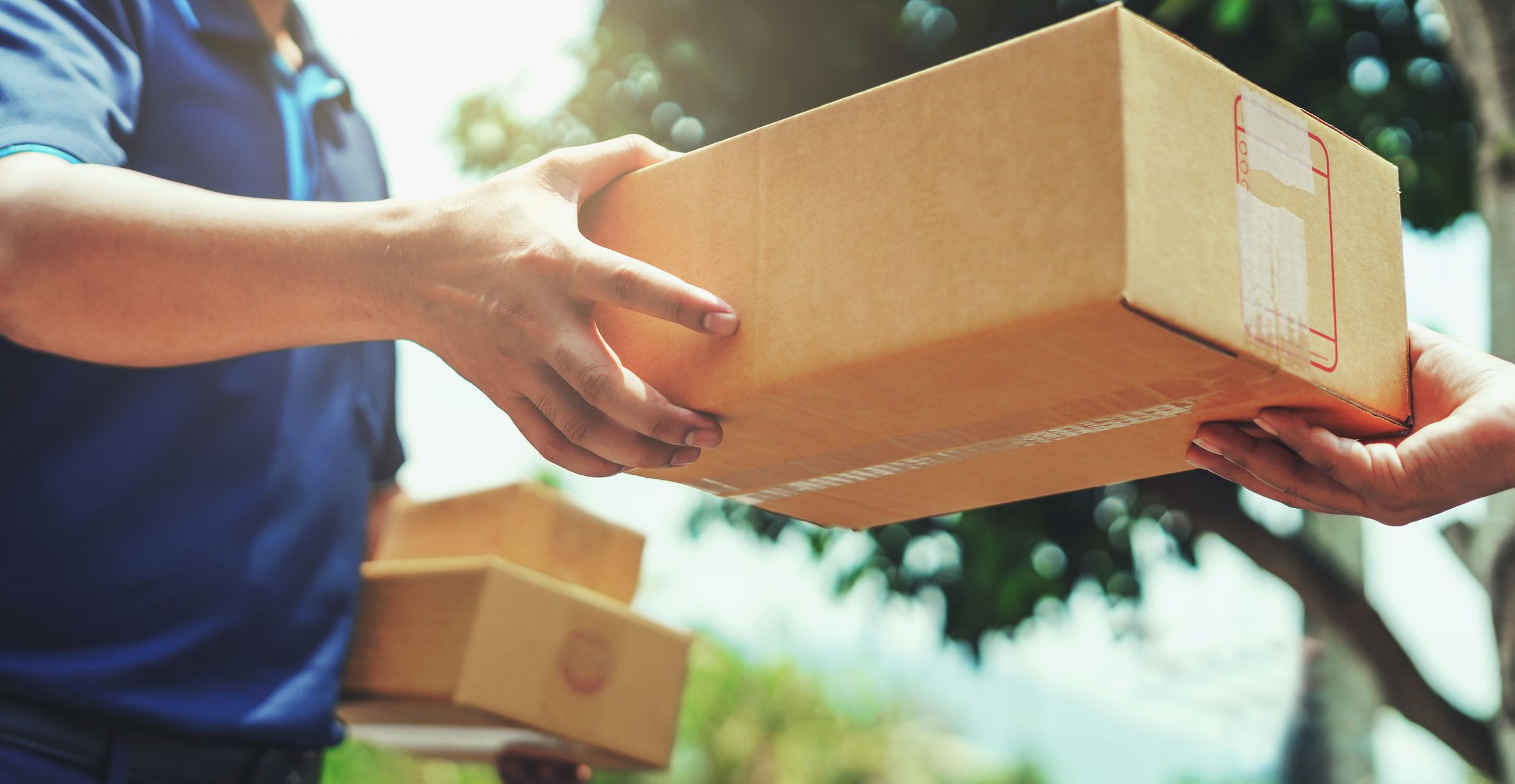 Parcel Shipping Box Delivery