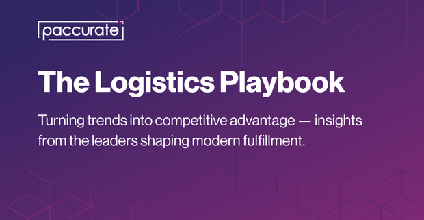 The Logistics Playbook Paccurate Packing Control System