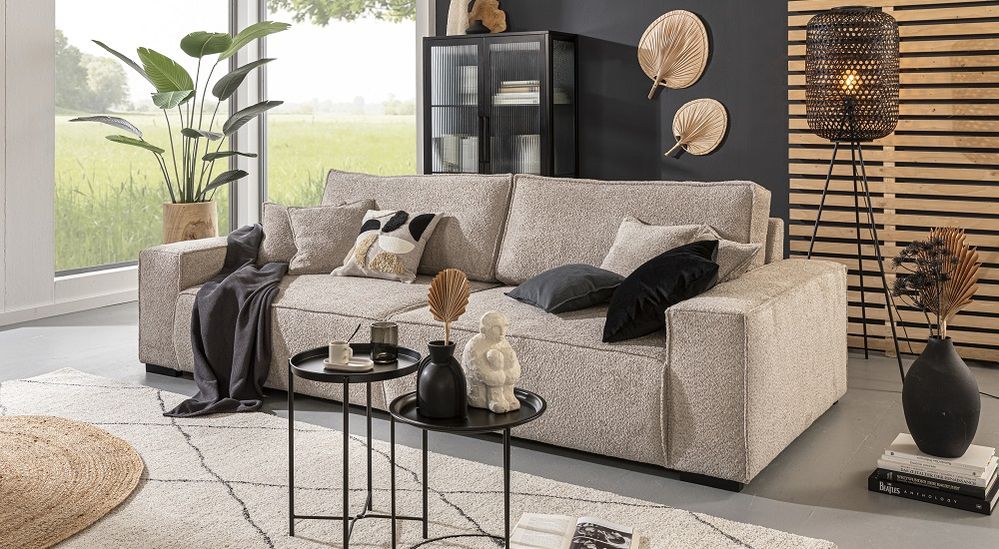 Produktbild: Bigsofa Marino der Marke filippo in beigem Stoff