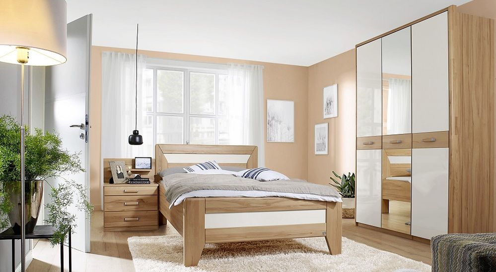Produktbild: Bett Valerie 120 x 200 cm von rauch ORANGE aus braunem Holz