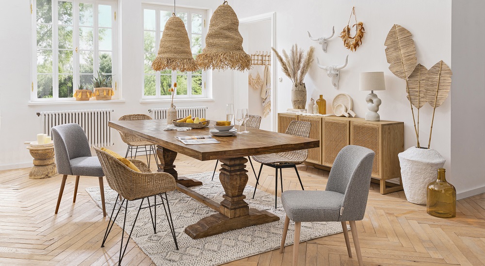 Produktbild: Esstisch Klostertisch 240 x 110 cm der Marke Daheim in braun aus Holz