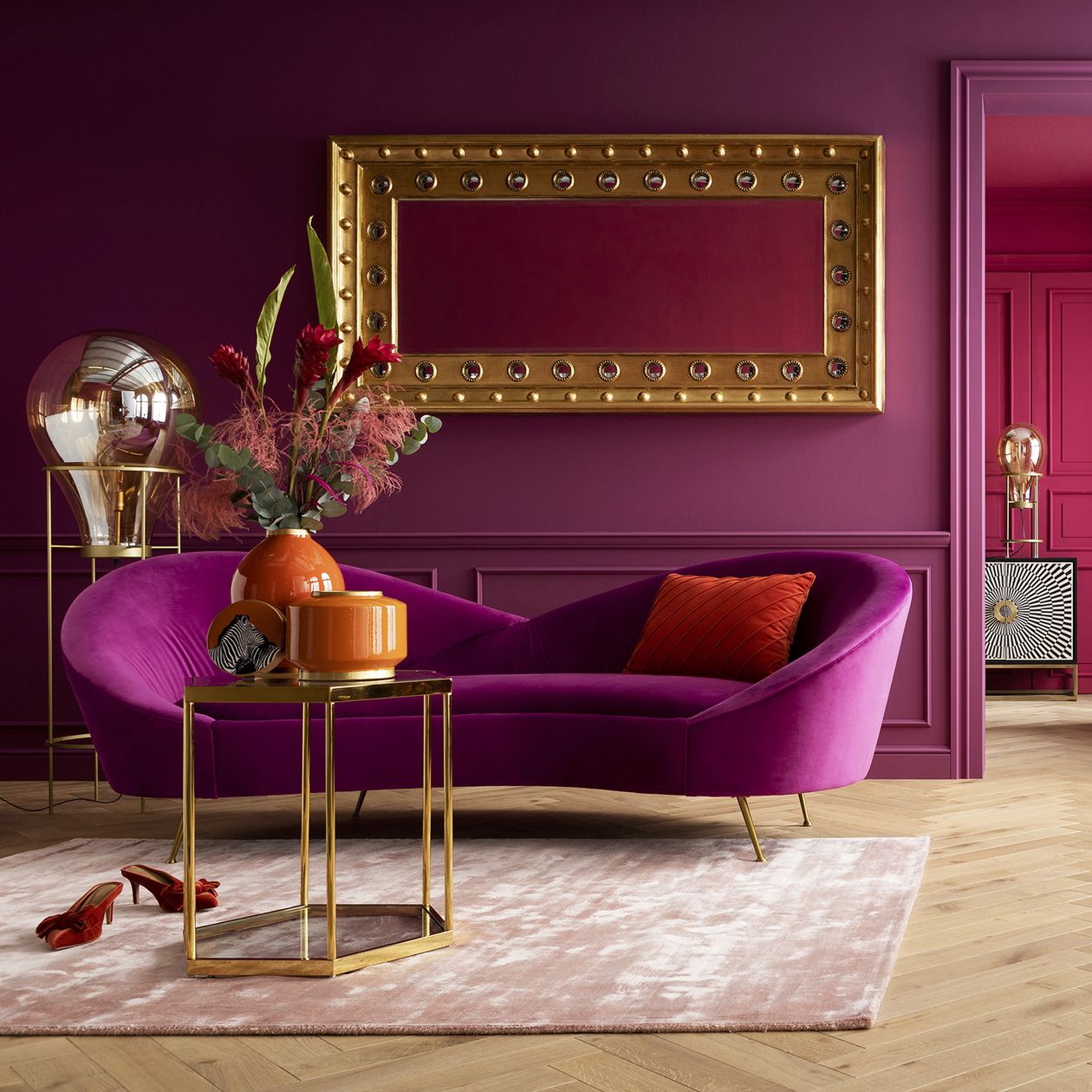 Produktbild: Sofa Night Fever von Kare Design aus lila Stoff
