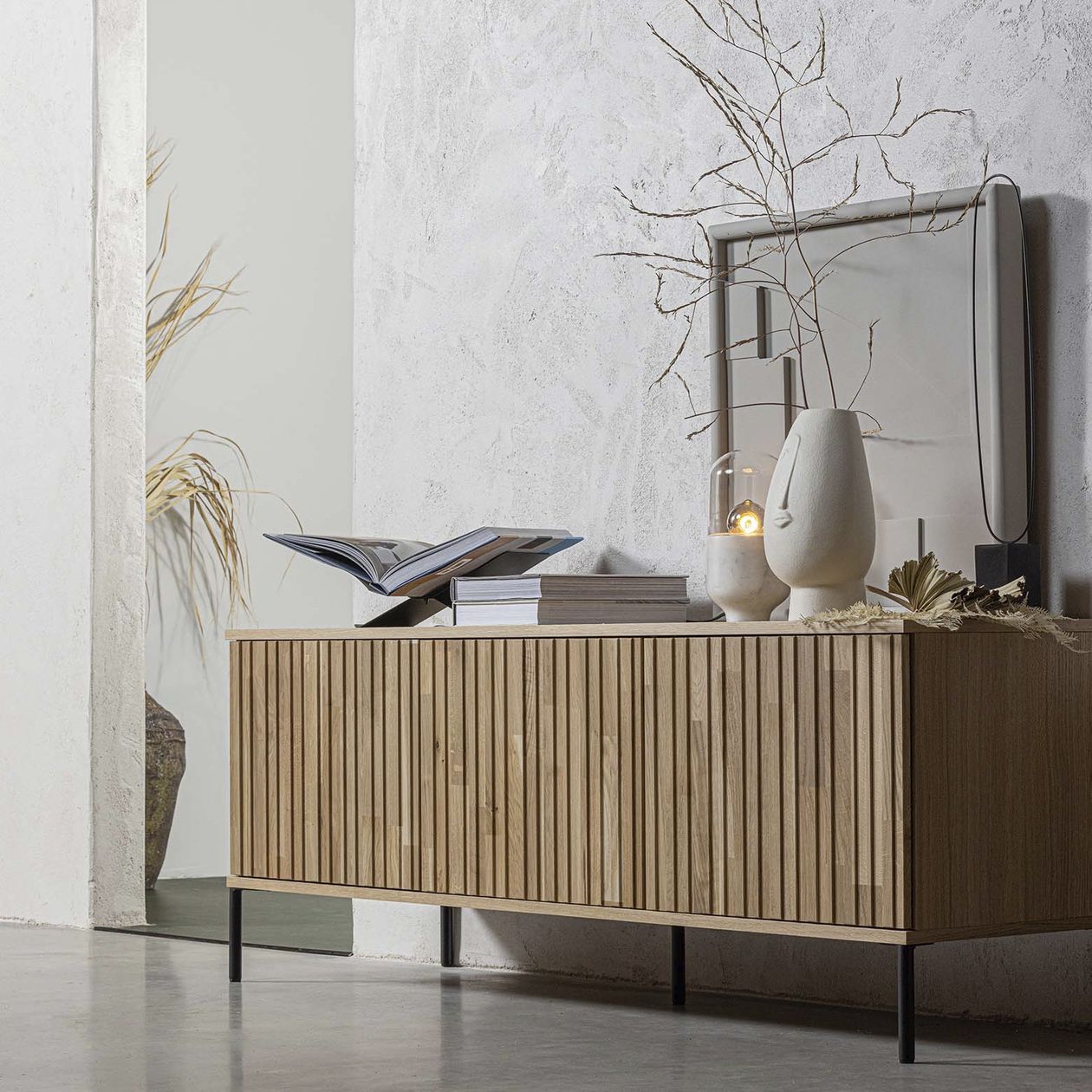 Produktbild: TV-Lowboard New Gravure in braun aus Holz