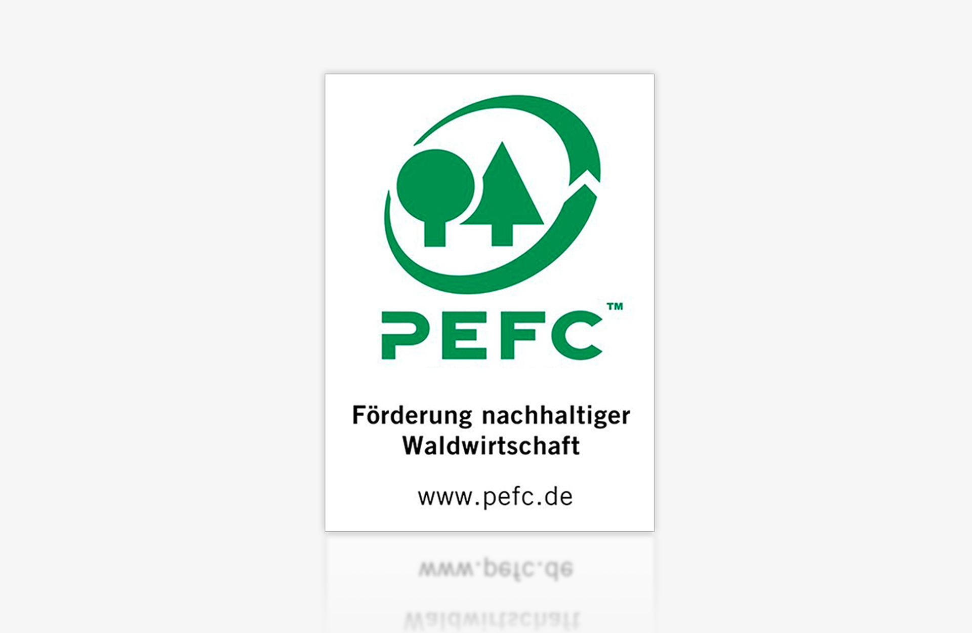 Nachhaltigkeitssiegel: PEFC