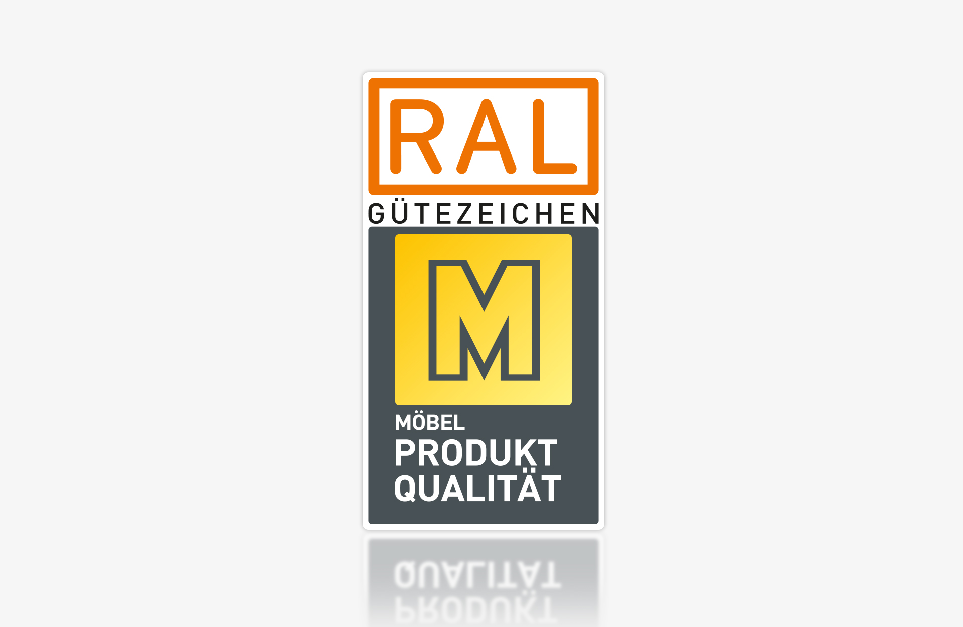 Nachhaltigkeitssiegel: Goldenes M