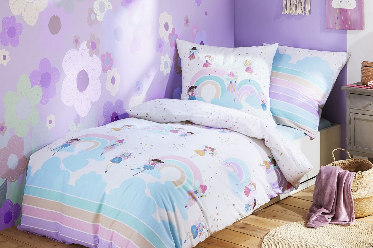 Produktbild: Bettwäsche Rainbow Fairies 135x200 cm der Marke kaeppel in Bunt aus Renforce-