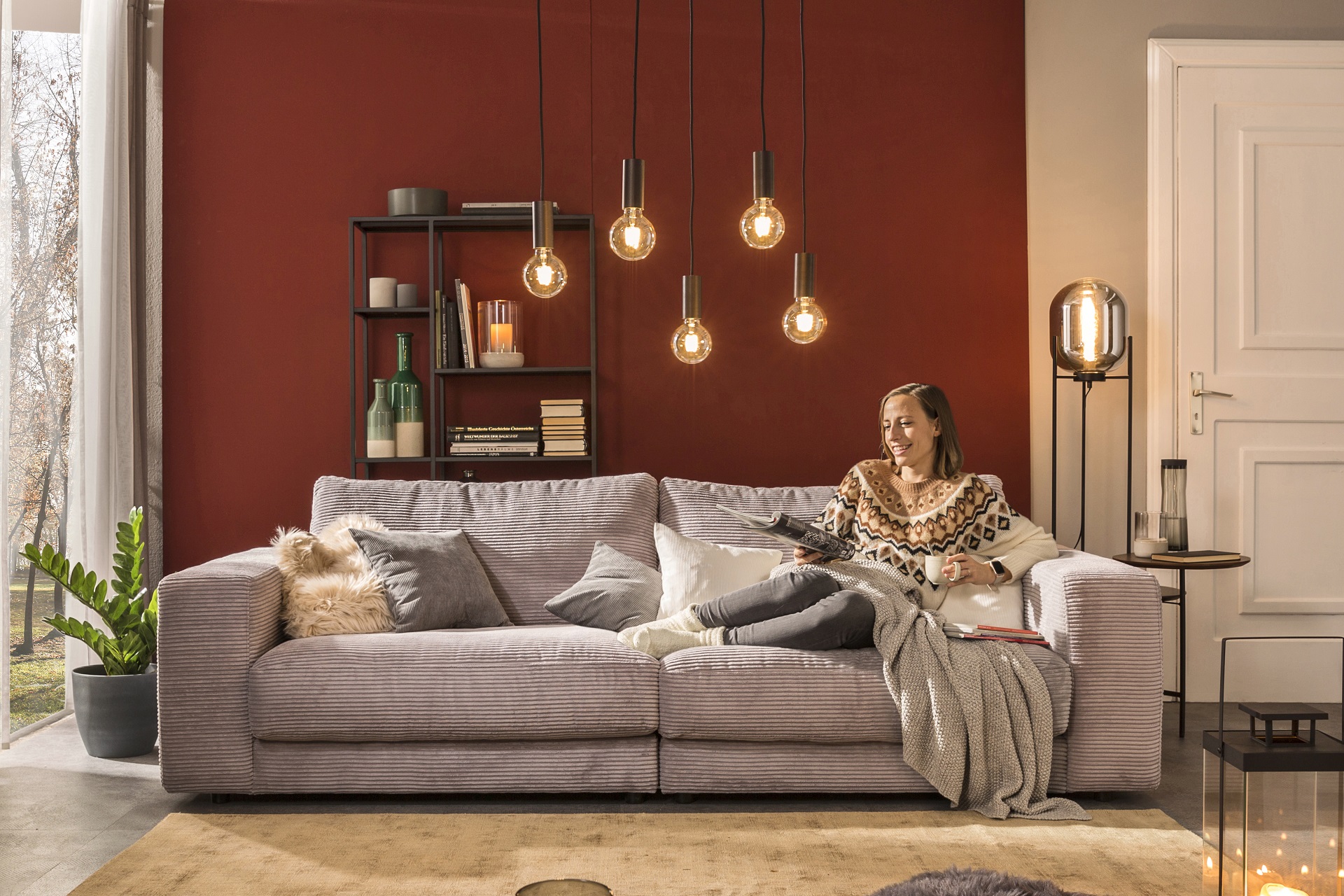 Produktbild: Pendelleuchte Reality Leuchten aus Alu, Eisen, Stahl und Metall in Braun