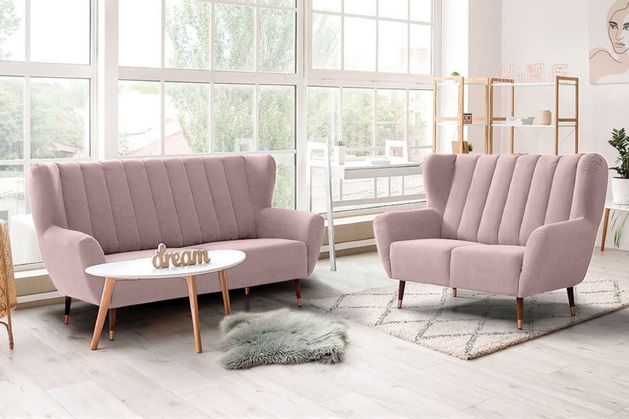 Sofa Polly der Marke Exxpo by Gala in einem Wohnzimmer im Scandi Stil