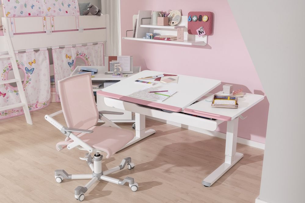 Produktbild: Schreibtisch Teenio GT 130 der Marke Paidi in Holzoptik und Rosé
