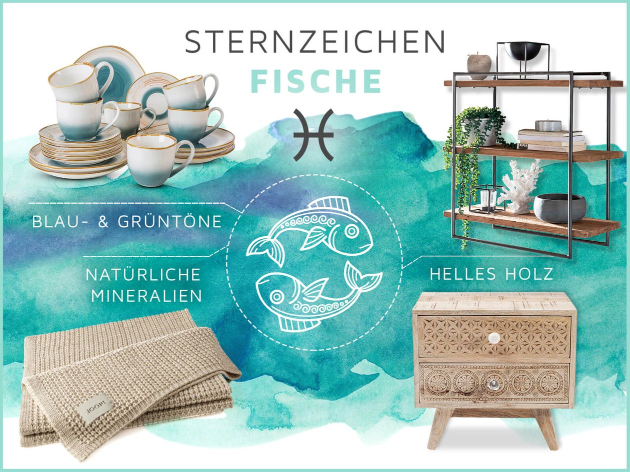 Teaser: Einrichten nach Sternzeichen Fische