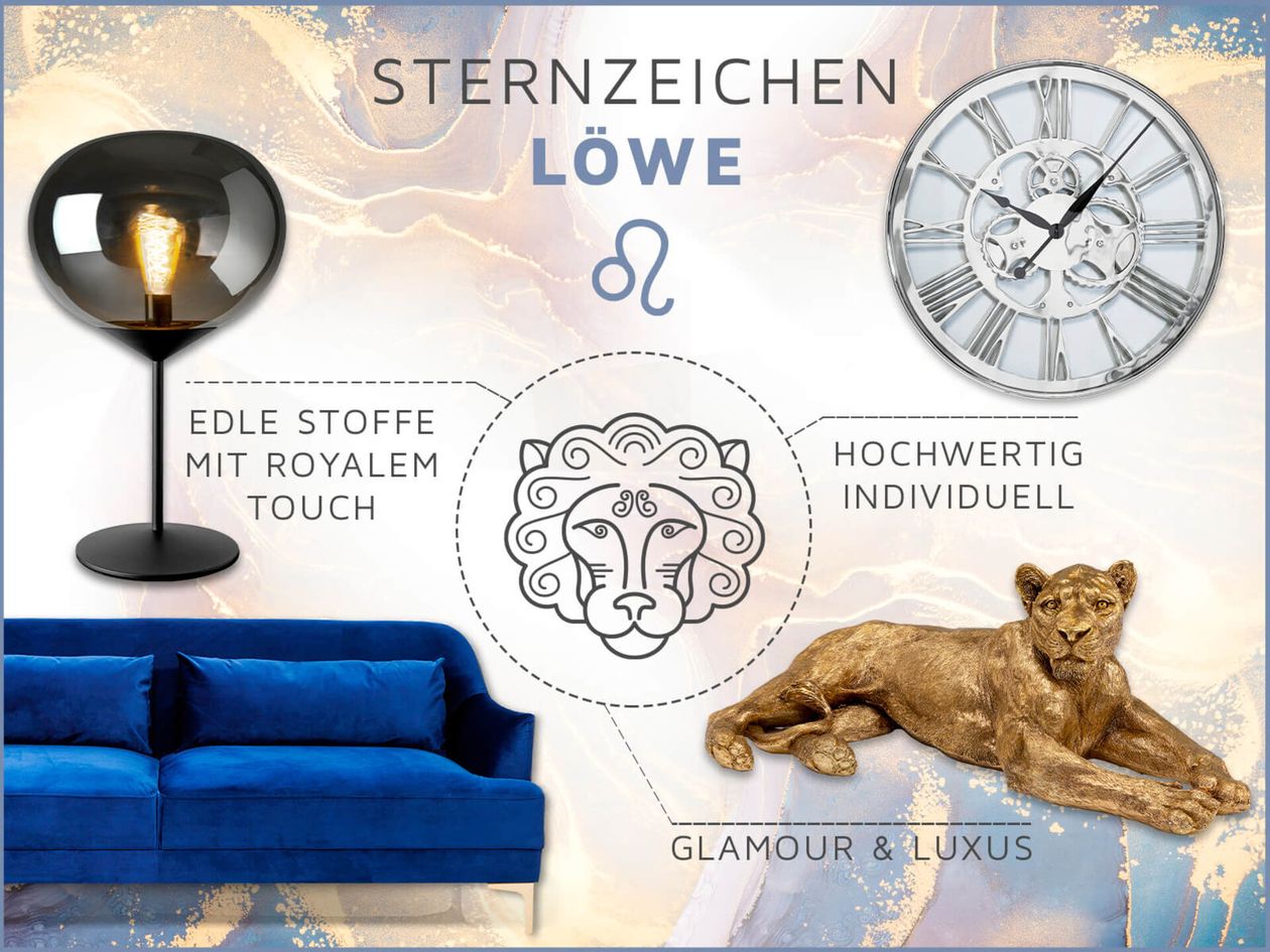 Teaser: Einrichten nach Sternzeichen Löwe